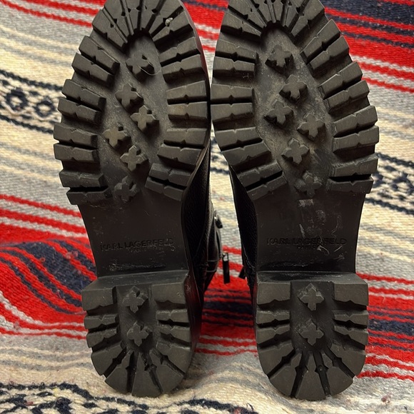 KARL LAGERFELD PARIS Pipa Boots Size 6.5 - Picture 8 of 9